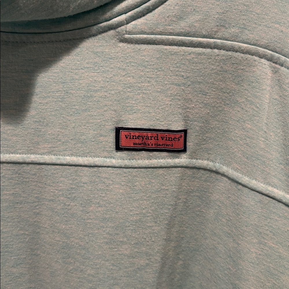 Vineyard Vines Aqua Cowl Neck Sweater - Picture 2 of 3